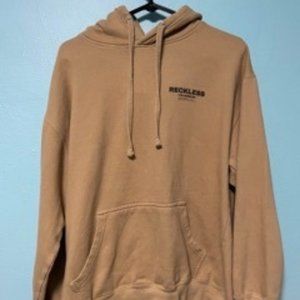 Tan Reckless Hoodie